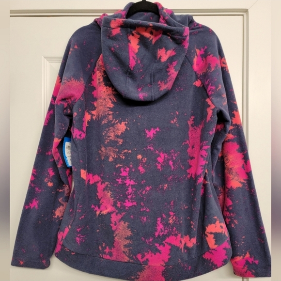 Columbia Ali Peak Fleece Multicolor Pullover Hoodie with Pockets - Picture 3 of 7